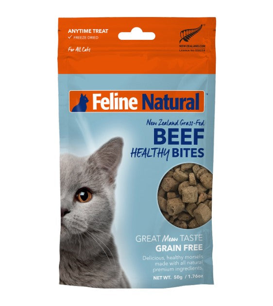 Feline Natural Healthy Bites Beef Freeze-Dried Cat Treats