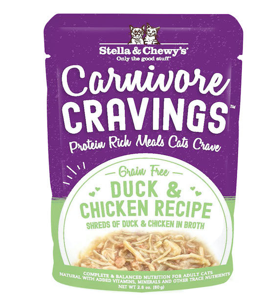 Stella & Chewy's Carnivore Cravings Duck & Chicken in Broth Cat Food