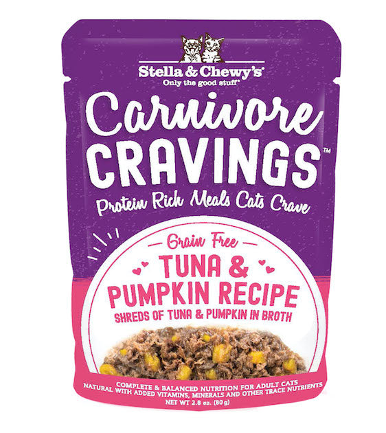 Stella & Chewy's Carnivore Cravings Tuna & Pumpkin in Broth Cat Food