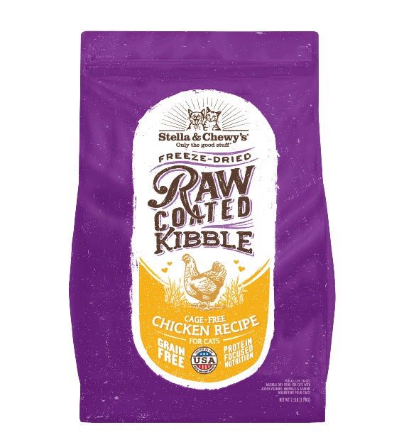 Stella & Chewy’s Freeze Dried Raw Coated Kibbles (Chicken) Dry Cat Food