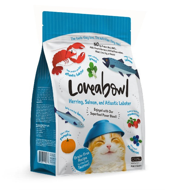 Loveabowl Herring, Salmon & Atlantic Lobster Dry Cat Food