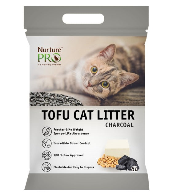 Nurture Pro Tofu Cat Litter Charcoal Cat Litter