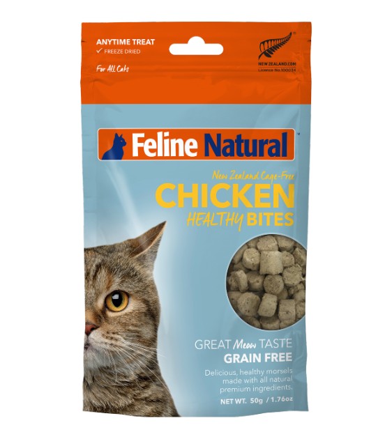 Feline Natural Healthy Bites Chicken Freeze-Dried Cat Treats