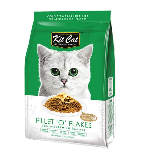 Kit Cat Fillet 'O' Flakes Dry Cat Food