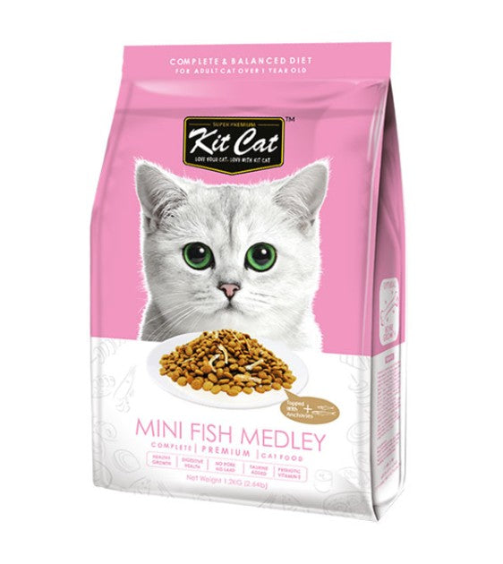 23% OFF: Kit Cat Mini Fish Medley Cuisine Dry Cat Food