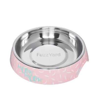 FuzzYard Featherstorm Melamine Cat Feeding Bowl