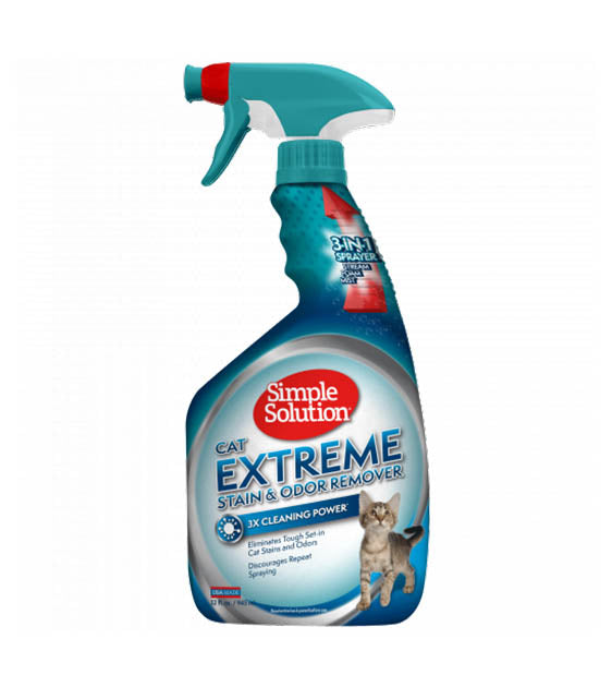 Simple Solution Extreme Stain & Odor Remover Enzymatic Cleaner For Cats