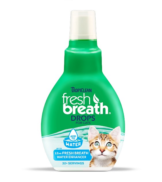 Tropiclean Fresh Breath - No Brushing Fresh Breath Drops For Cats