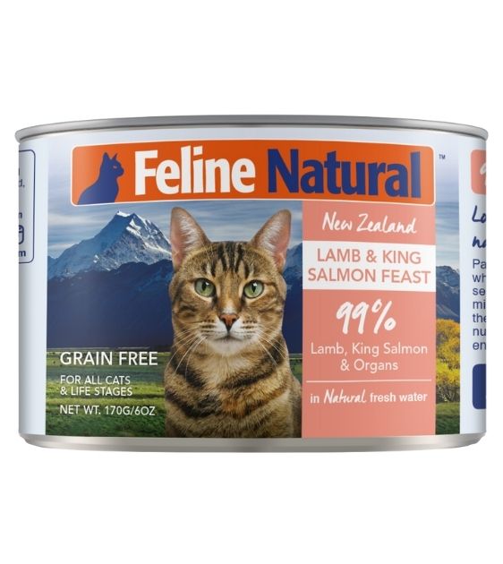 Feline Natural Lamb & King Salmon Feast Grain-Free Wet Cat Food