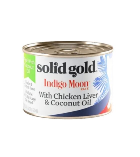 Solid Gold Indigo Moon Chicken Liver & Coconut Oil Recipe in Gravy Wet Cat Food