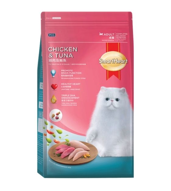 SmartHeart Chicken & Tuna Dry Cat Food 