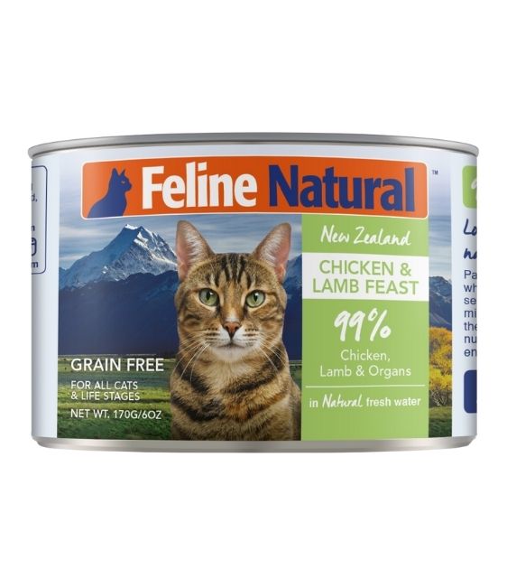 Feline Natural Chicken & Lamb Feast Grain-Free Wet Cat Food