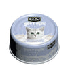 Kit Cat Goat Milk Gourmet White Meat Tuna Flakes & Whitebait Wet Cat Food