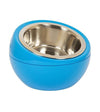 Hing Designs UK Made Non-Slip Stainless Steel Single Cat & Dog Bowl (Blue) ?id=11491302342733