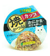 Ciao Grilled Skipjack Cup Tuna in Gravy Topping Crab Stick and Sliced Bonito Wet Cat Food - CII102