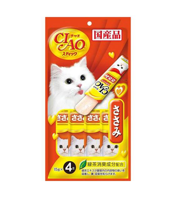 Ciao Stick Chicken Fillet in Jelly Cat Treats-CIS083