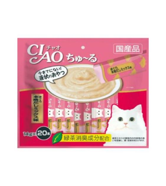 Ciao Churu Tuna Japanese Broth (Pack of 20) Cat Treats-CIS191