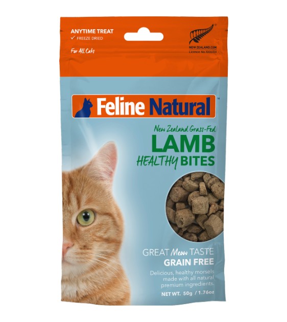 Feline Natural Healthy Bites Lamb Freeze-Dried Cat Treats
