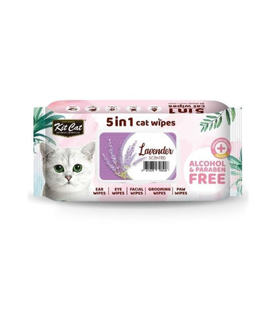 $3.70 ONLY: Kit Cat 5-In-1 Cat Wipes (Lavender)