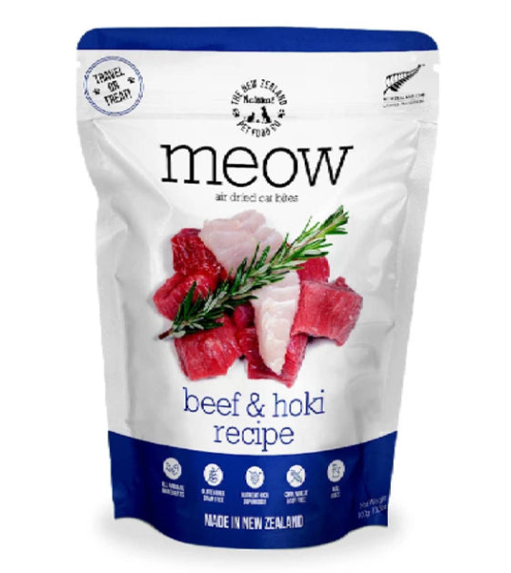 MEOW Air Dried Beef & Hoki Cat Treat