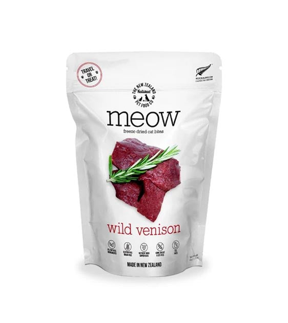 MEOW Freeze Dried Wild Venison Cat Food