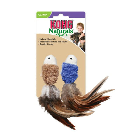 Kong Crinkle Fish With Feathers Cat Toy