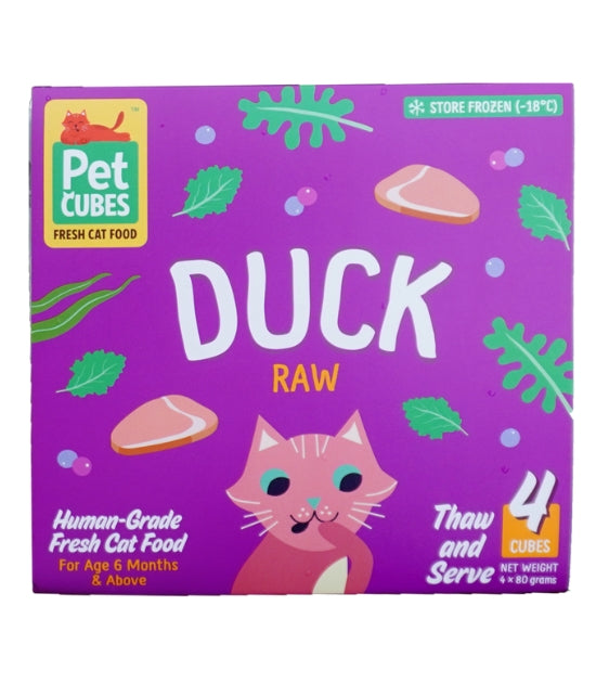 PetCubes Duck Raw Cat Food