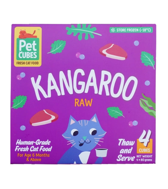 PetCubes Kangaroo Raw Cat Food