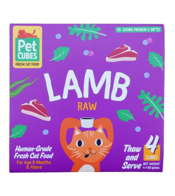 PetCubes Lamb Raw Cat Food