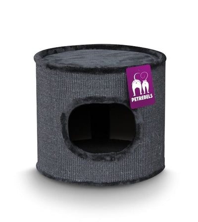 PetRebels Champions Only Dome 40 Cat Tower - Black