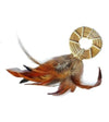Kong Straw Ring With Feathers Cat Toy