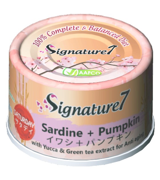 Signature7 Saturday Sardine & Pumpkin Complete Balanced Wet Cat Food