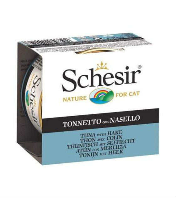 Schesir Tuna with Hake in Jelly Wet Cat Food