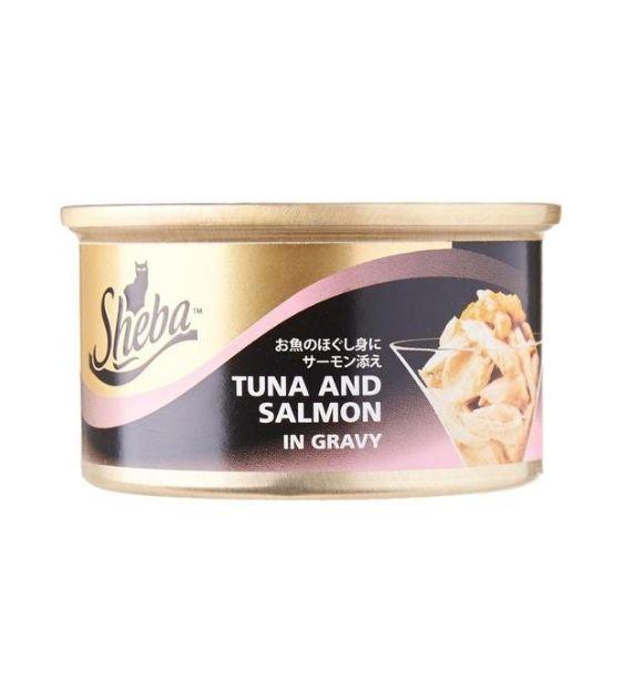 Sheba Tuna & Salmon in Gravy Wet Cat Food