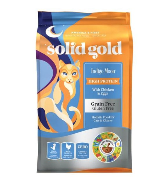 Solid Gold Indigo Moon (Chicken & Eggs) Grain Free Dry Cat Food