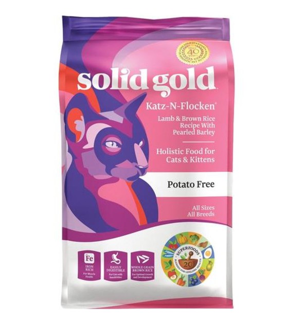 Solid Gold Katz-N-Flocken Dry Cat Food