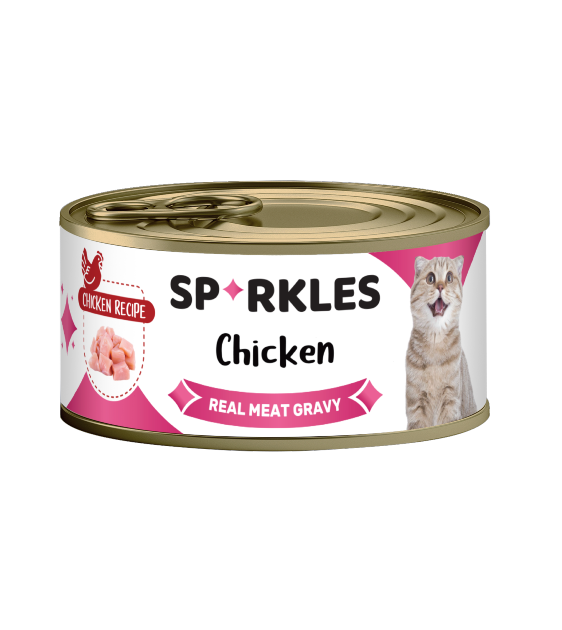 Sparkles Colours Chicken Canned Wet Cat Food