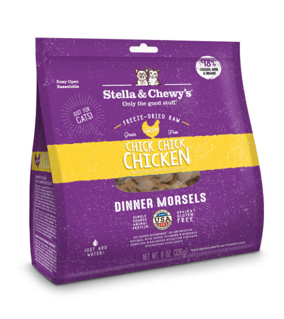Stella & Chewy's (Chick Chick Chicken) Dinner Morsels Freeze Dried Cat Food