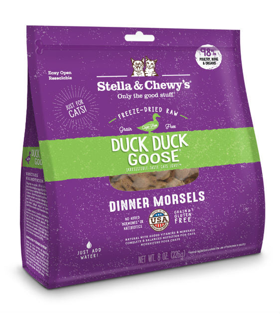 Stella & Chewy's Duck Duck Goose Freeze Dried Cat Food
