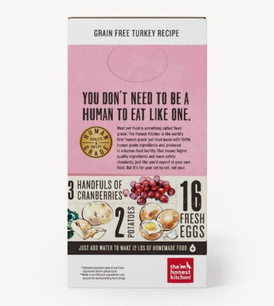 The Honest Kitchen Dehydrated Grain Free Grace Turkey Dehydrated Cat Food