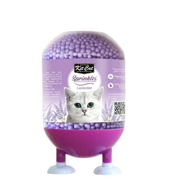 Kit Cat Sprinkles Deodorising Cat Litter Beads (Lavender)