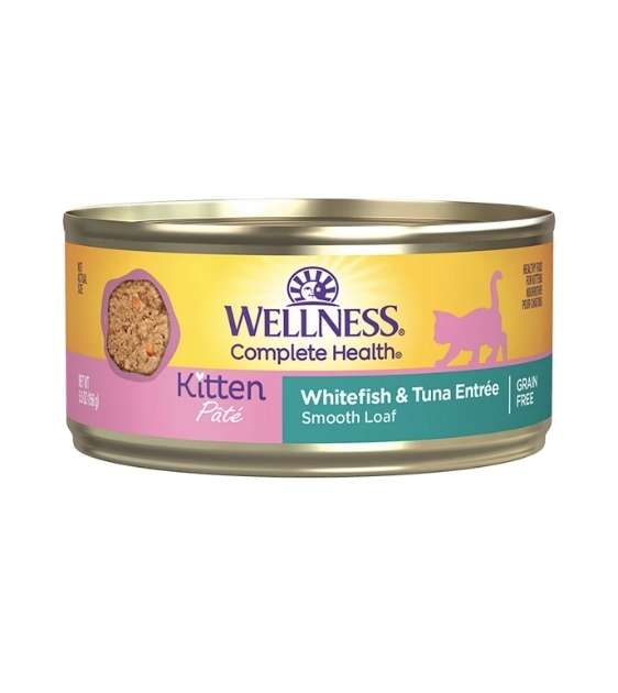 Wellness Complete Health Pate (KITTEN) Whitefish & Tuna Wet Cat Food