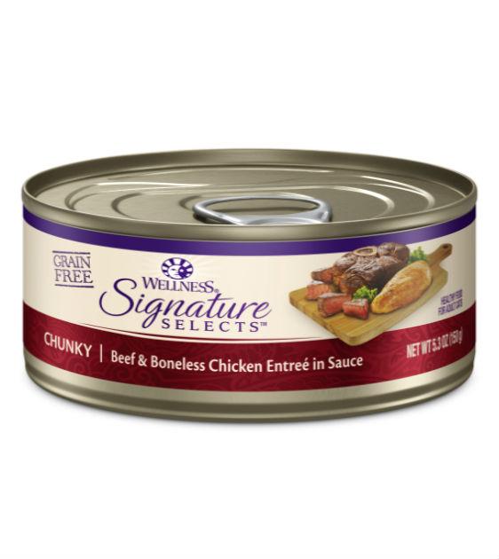 Wellness Core Signature Selects Chunky Beef & Chicken Wet Cat Food