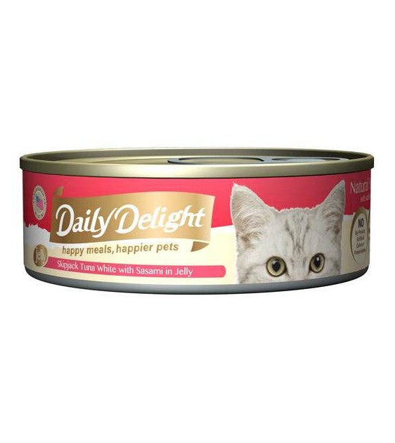Daily Delight Skipjack Tuna White with Sasami in Jelly Wet Cat Food