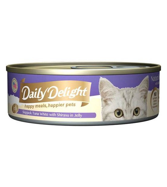 Daily Delight Skipjack Tuna White with Shirasu in Jelly Wet Cat Food