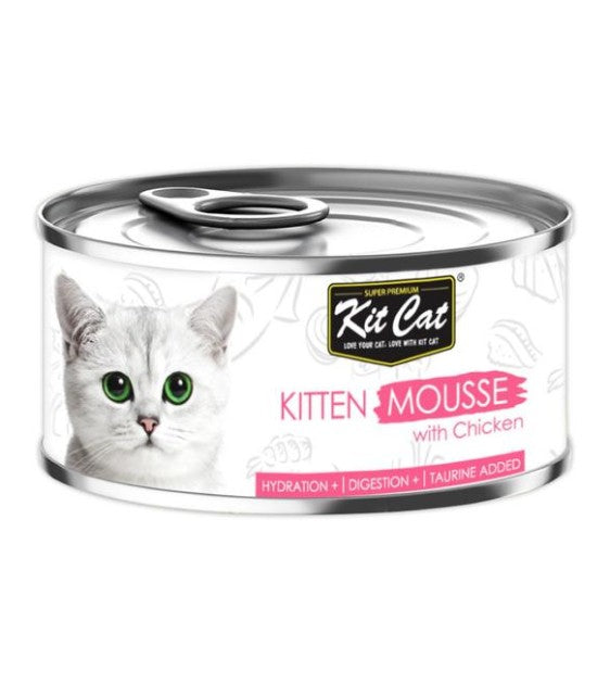 Kit Cat Kitten Mousse Chicken Wet Cat Food