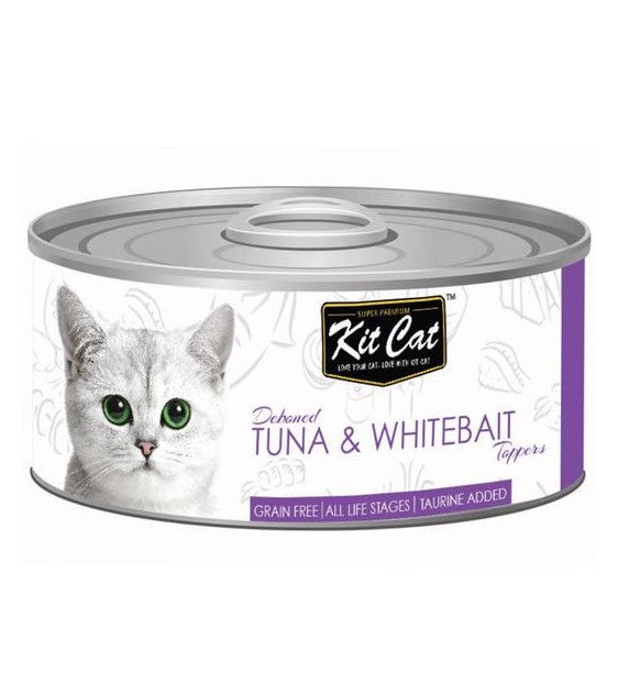Kit Cat Deboned Tuna & Whitebait Toppers Wet Cat Food