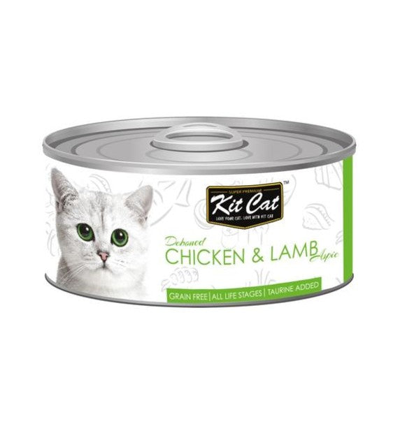 Kit Cat Deboned Chicken & Lamb Aspic Grain Free Wet Cat Food