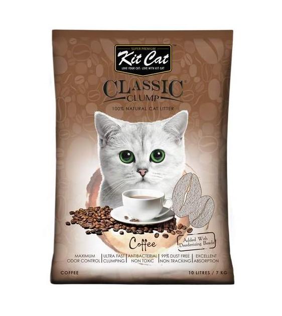 Kit Cat Classic Clump Coffee Clay Cat Litter