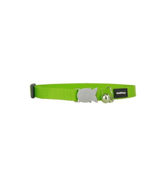 Red Dingo Cat Collar Classic (Lime Green)